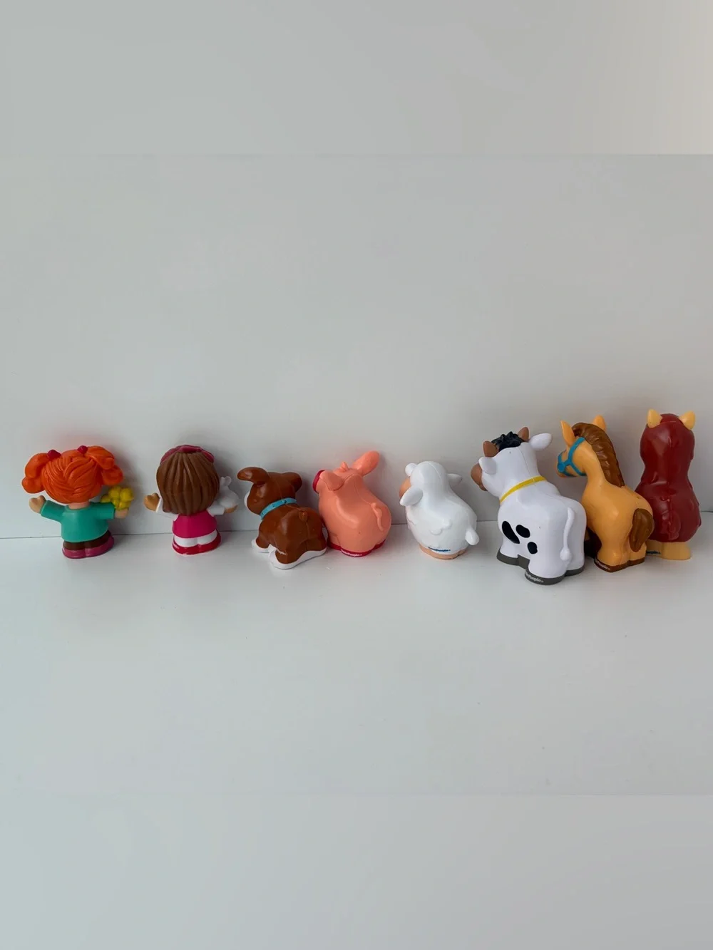 Fisher Price Little People Farm Lot 8 Animals Kids Dog